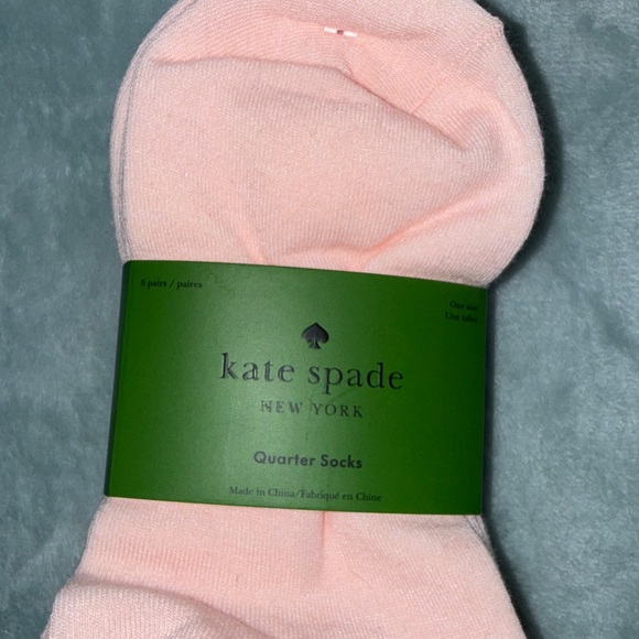 kate spade Light Pink & Cream Casual Socks - Picture 8 of 9